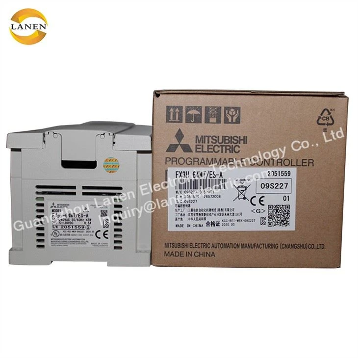 Contrôleur PLC Mitsubishi FX3U-64MT/ES-A Unités principales PLC avec 64 E/S Mitsubishi tout nouveau PLC FX-série